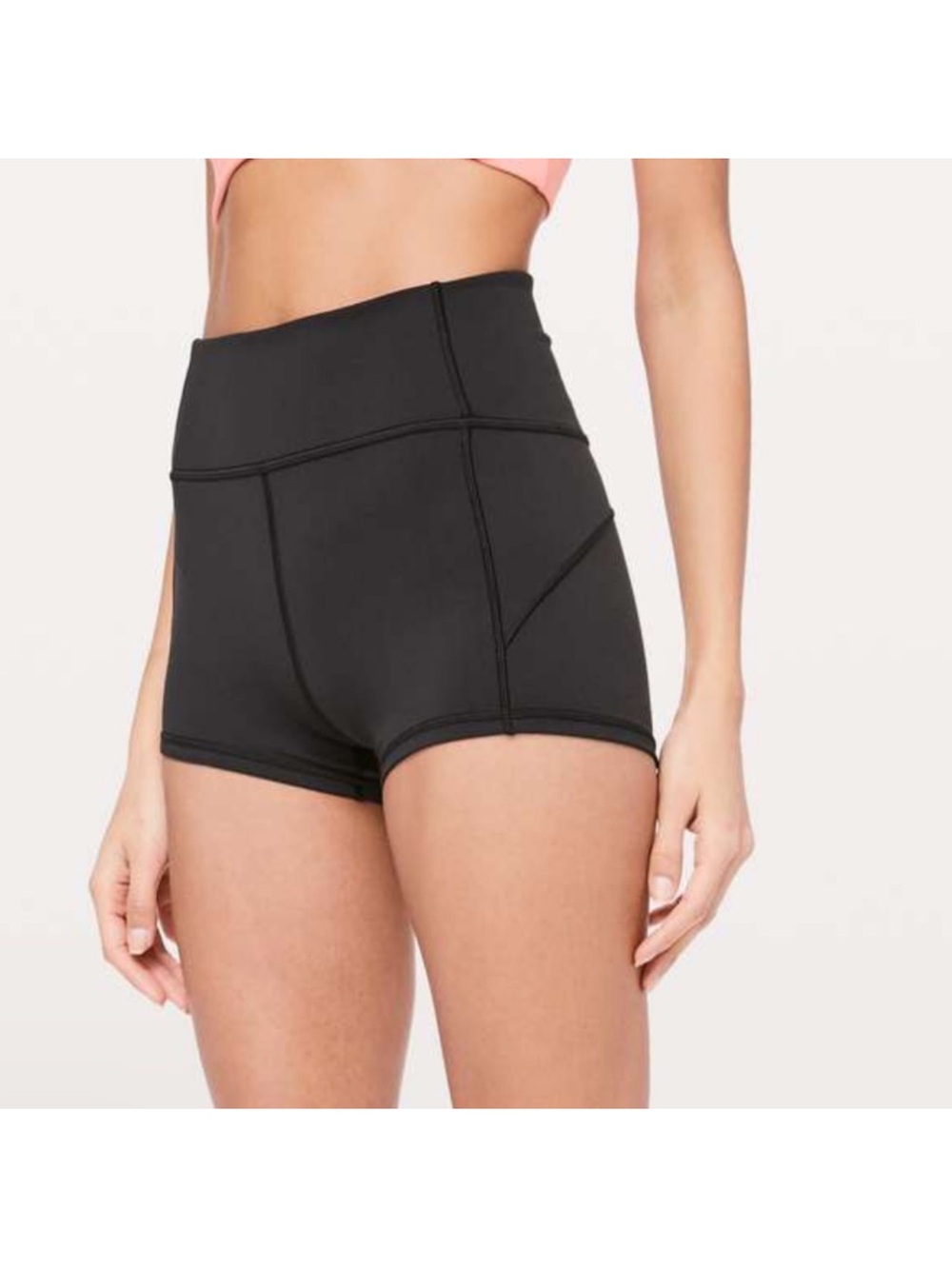 Lululemon In Movement Short Everlux 2.5"* Size 6 Black